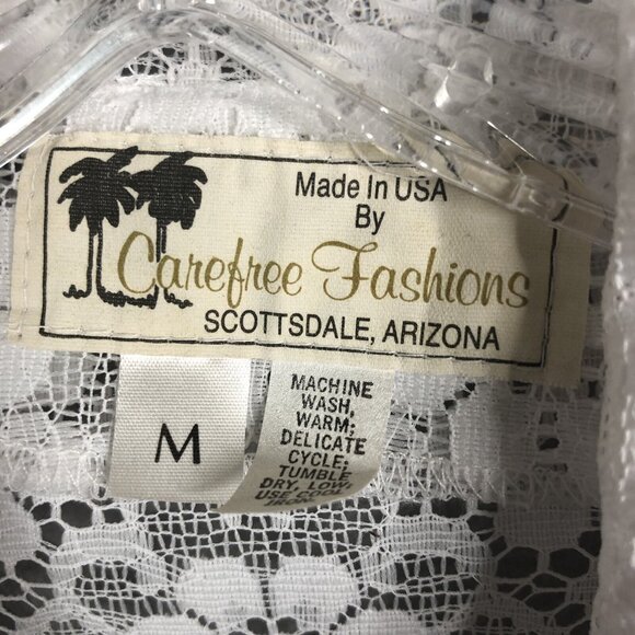 Vintage White Lace Skirt Set Womens Medium Fiary Feminine Victorian Western - Picture 10 of 16